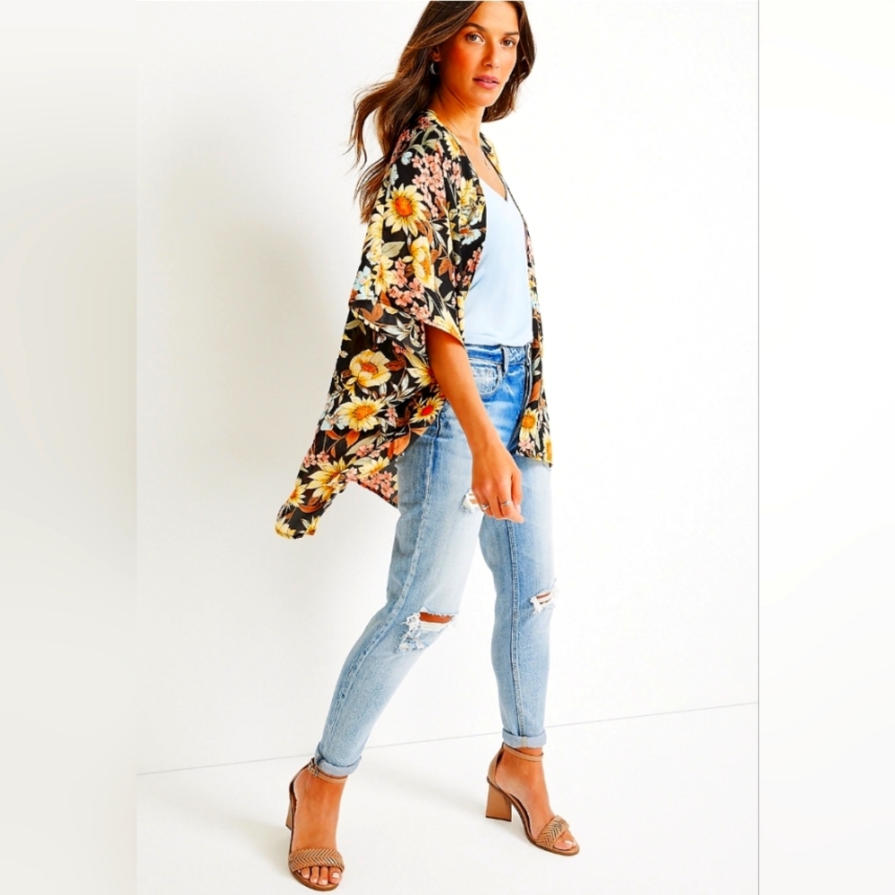 Sunflower kimono